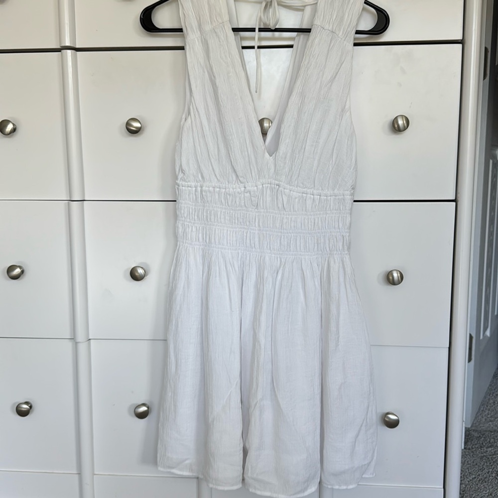 Abercrombie & Fitch White Mini Dress